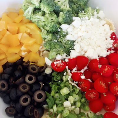 Rainbow Pasta Salad