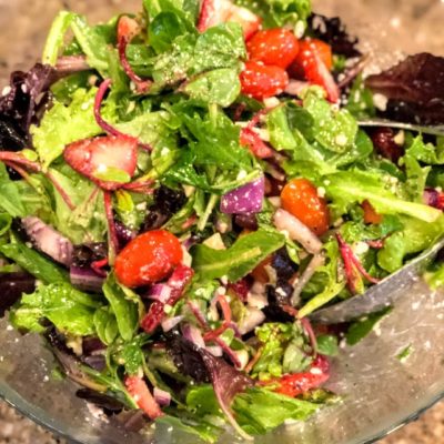 Summer Strawberry Salad w/ Poppyseed dressing