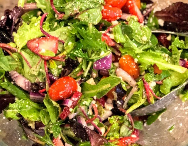 Summer Strawberry Salad w/ Poppyseed dressing