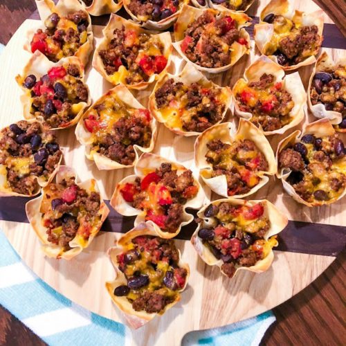 Southwestern Taco Cups • The Reality Mom