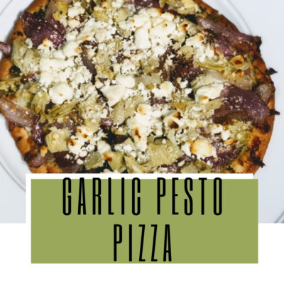 Garlic Pesto Pizza